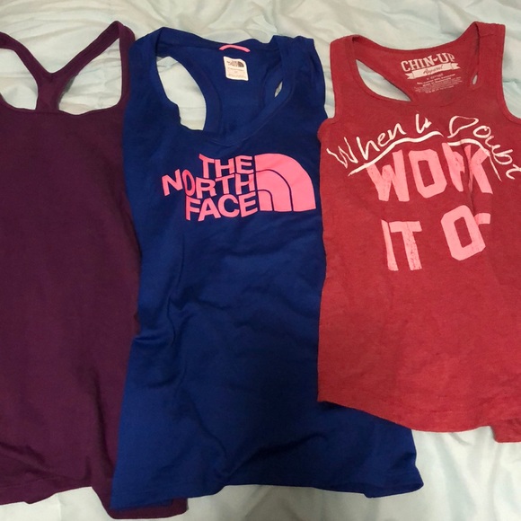 The North Face Tops - 3 workout tank tops